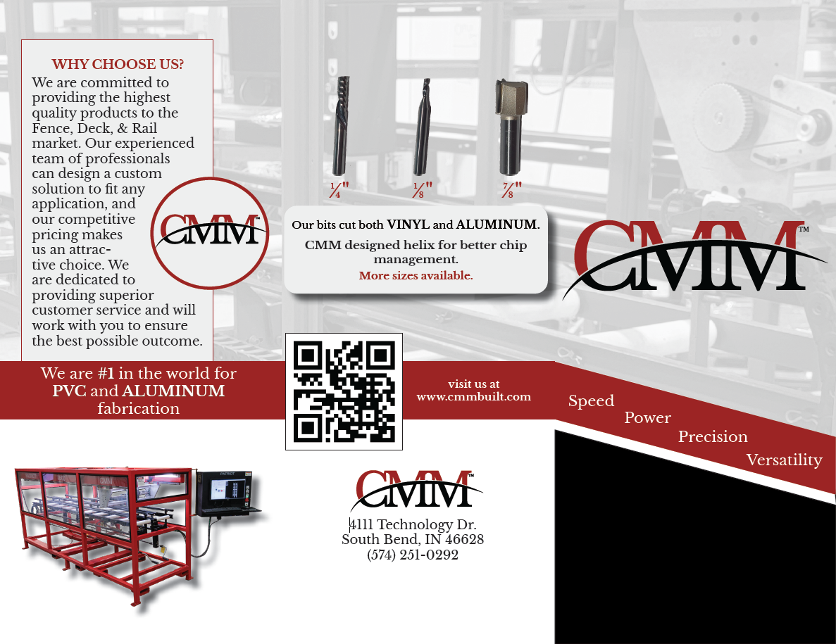 Tri-fold brochure, outside